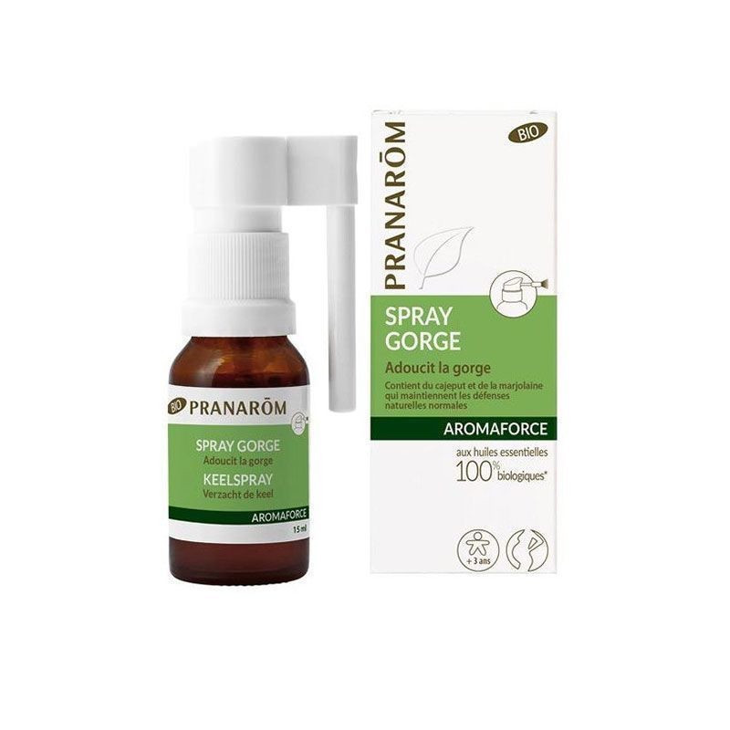 Pranarom Spray Suavizante de Garganta BIO 15ml