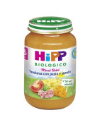 Hipp Biológico Potito de Hortalizas con Pasta y Jamón 190gr
