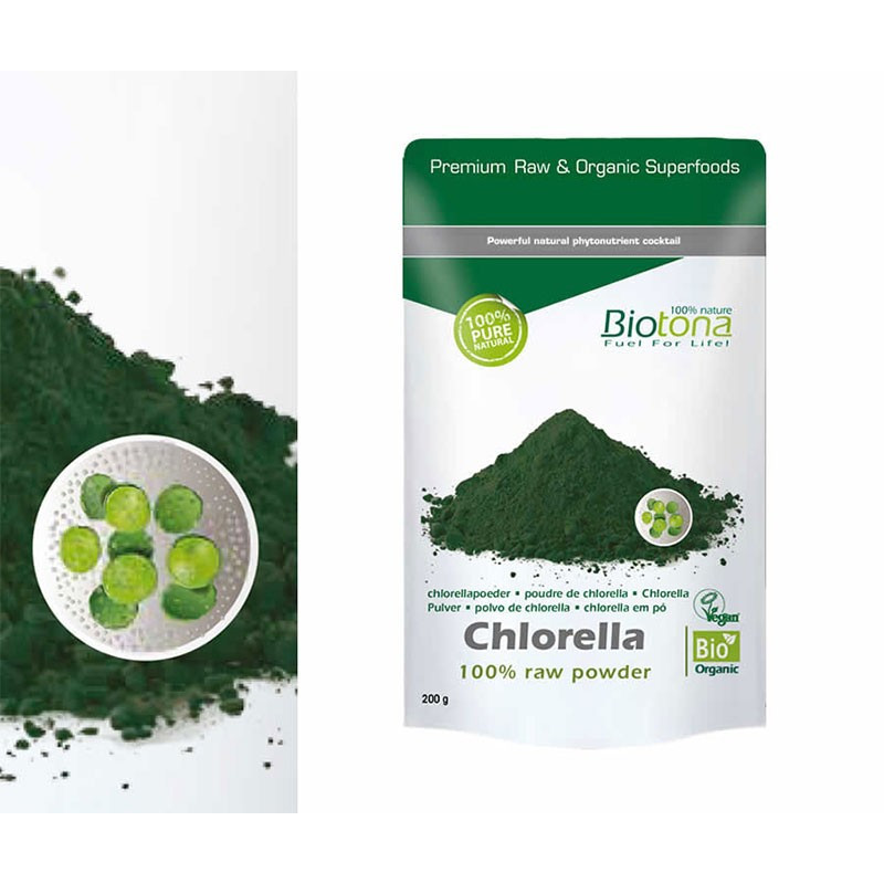 Biotona Chlorella BIO en polvo 200 gr