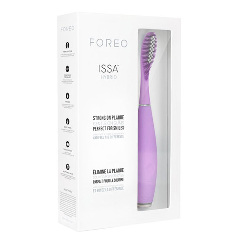 Foreo Issa Hybrid Cepillo de Dientes Antiplaca Rosa