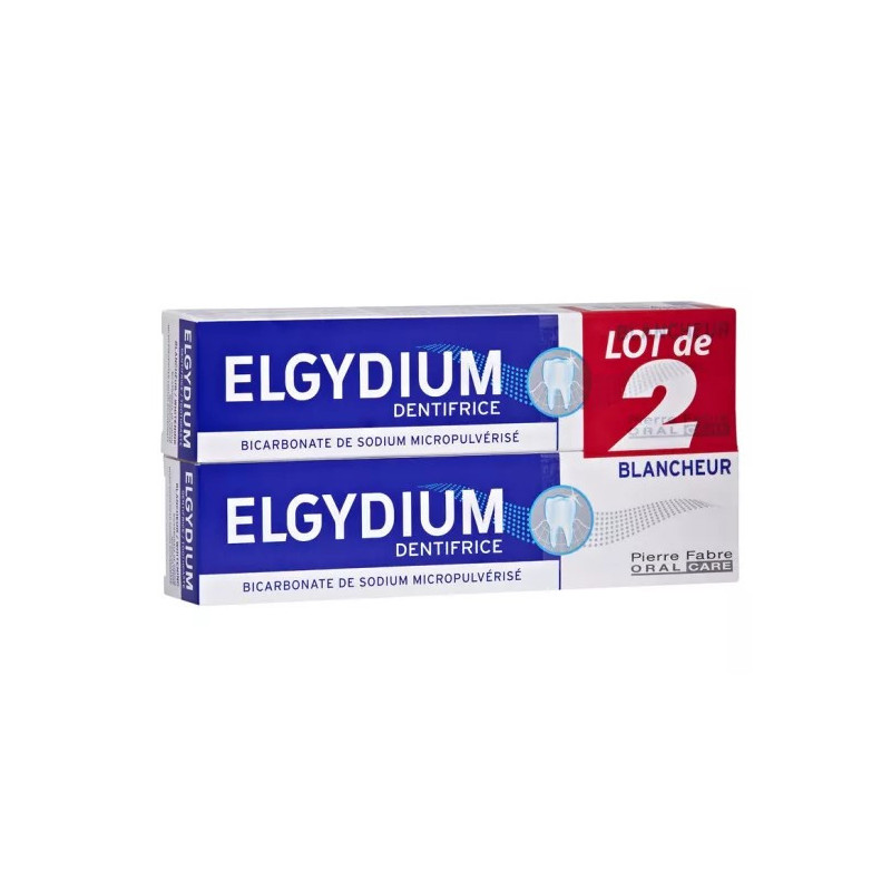 Elgydium Dentífrico Blanqueador 75ml x2 unidades