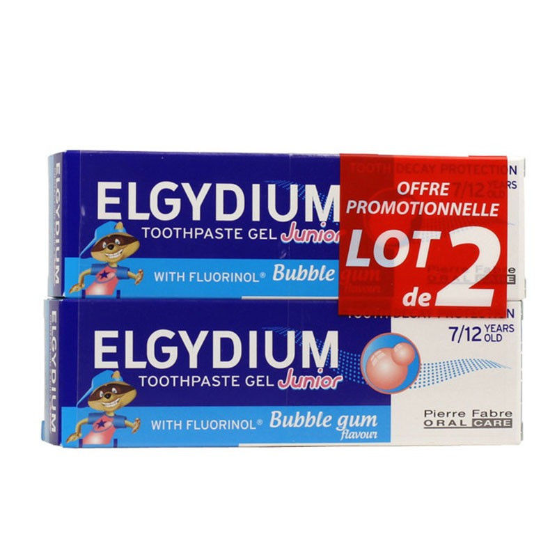 Elgydium Junior Gel Dentífrico 50ml x2 unidades