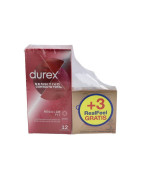 Durex Sensitivo Contacto Total 12 preservativos + 3ud de Regalo