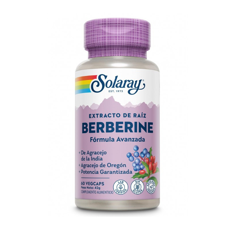 SOLARAY BERBERINE 60 CÁPSULAS