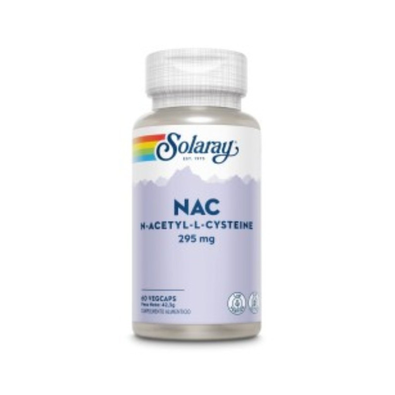 SOLARAY NAC 295MG 60 CÁPSULAS