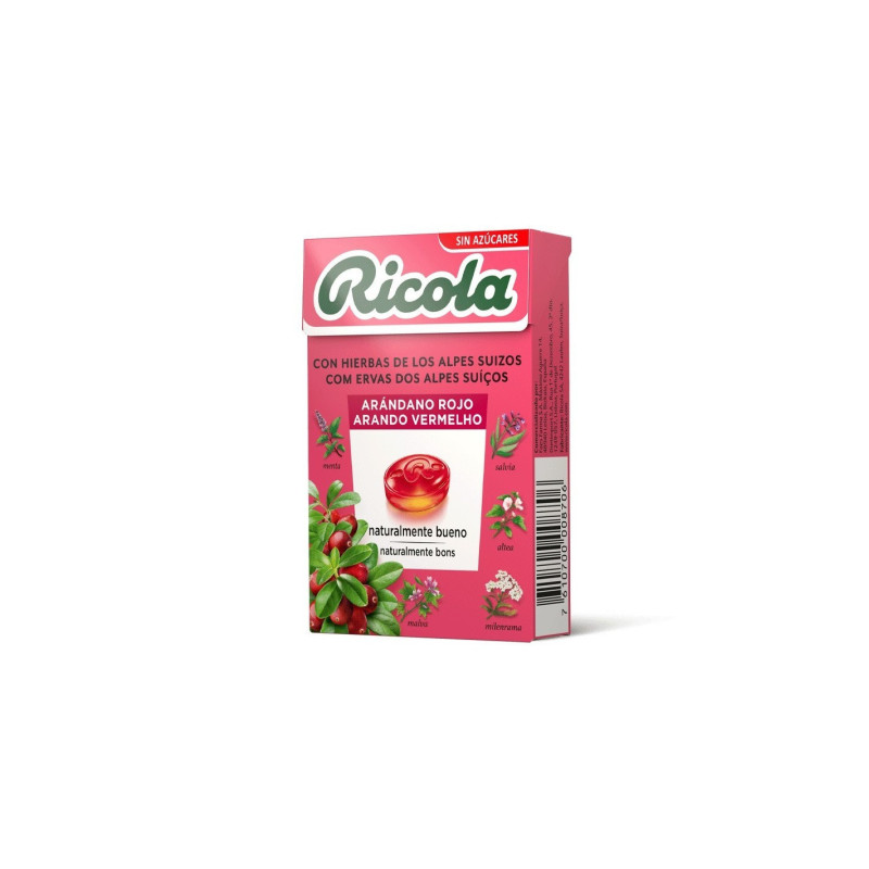 Ricola caramelo arandanos