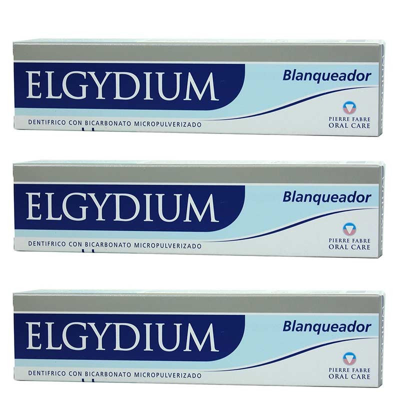 Elgydium Dentífrico Blanqueador 75ml x3 unidades