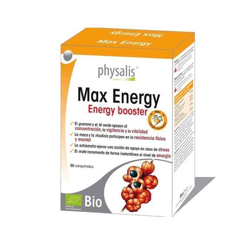 PHYSALIS MAX ENERGY BIO 30 COMPRIMIDOS