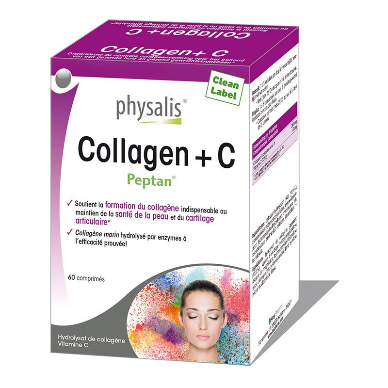 Physalis Collagen +C Peptan 60 comprimidos