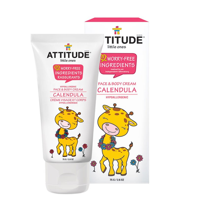Attitude Crema Infantil Rostro y Cuerpo de Caléndula 75gr