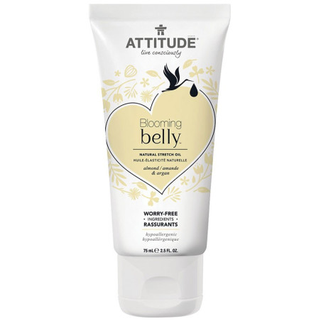 Attitude Blooming Belly Aceite Corporal Reafirmante 75ml