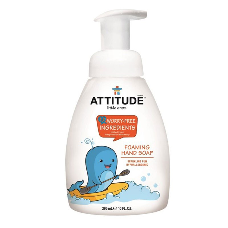 Attitude Jabón Espumoso de Manos Infantil Ecológico  295 ml