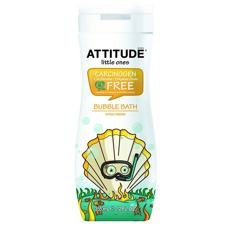 Attitude Espuma de Baño Infantil Ecológica 355 ml