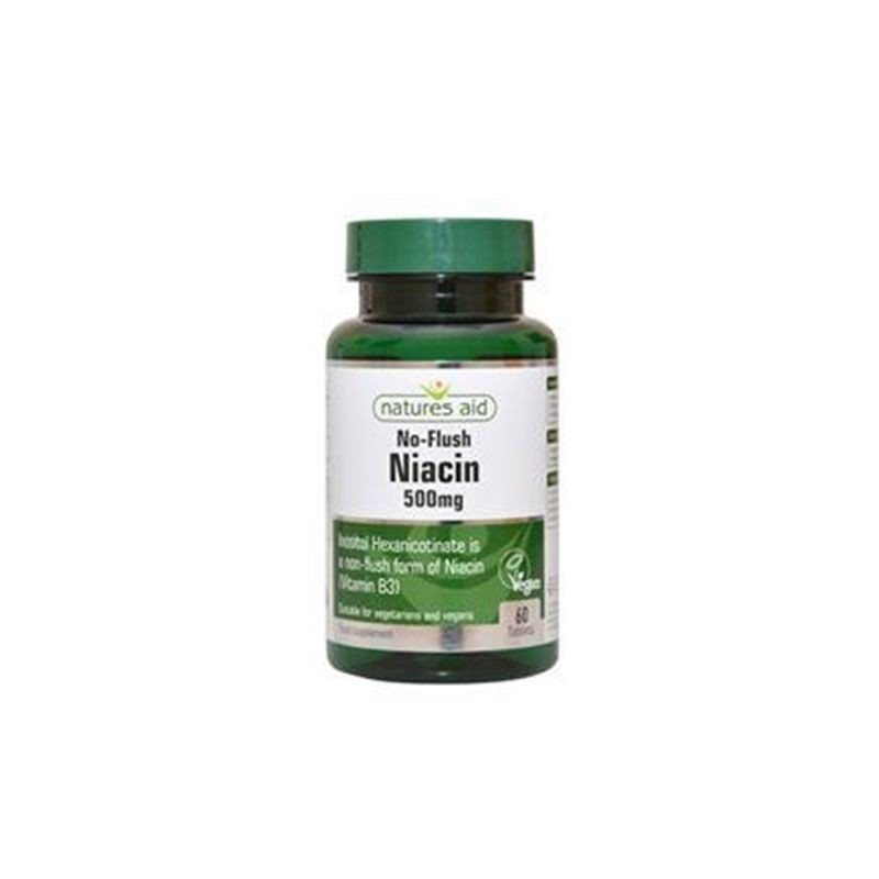 NATURES AID NIACINA 500MG 60 TABLETAS