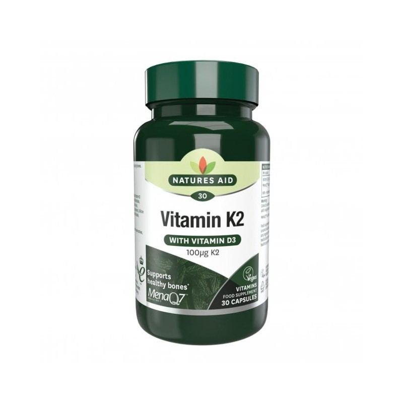 Natures Aid Vitamina K2 100g 30 comprimidos