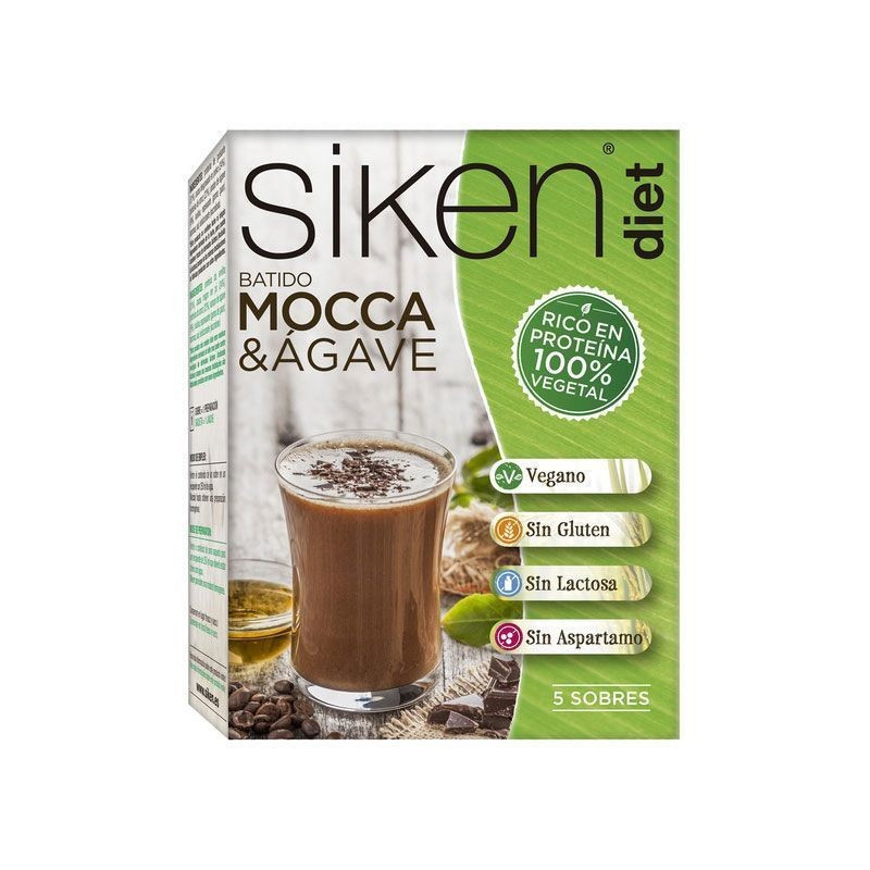 Siken Batido Mocca y Agave 5 sobres
