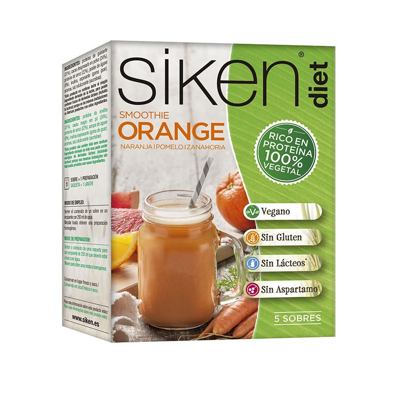 Siken Smoothie Naranja, Pomelo y Zanahoria 5 sobres