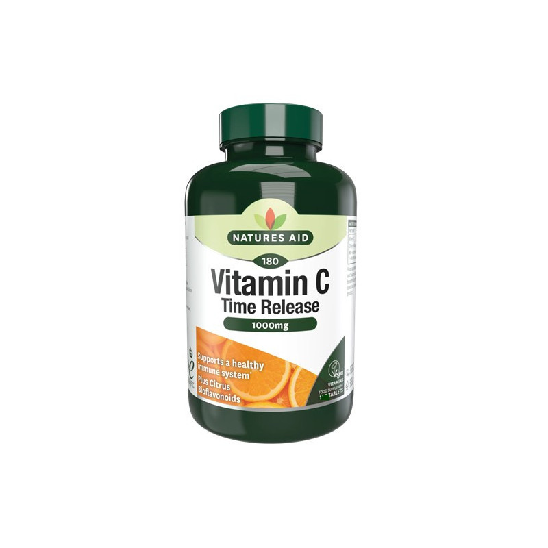 Natures Aid  Vitamina C 1000mg Time Release 90 comprimidos