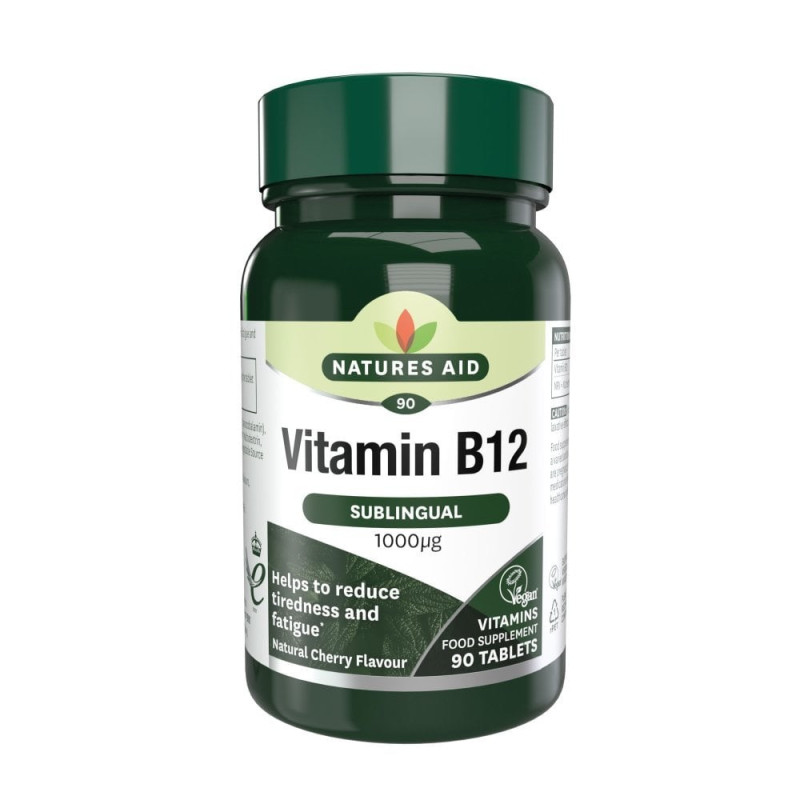 NATURES AID VITAMINA B12 90 TABLETAS