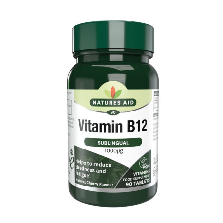 NATURES AID VITAMINA B12 90 TABLETAS
