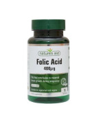 Natures Aid Acido Fólico 400mg 90 tabletas