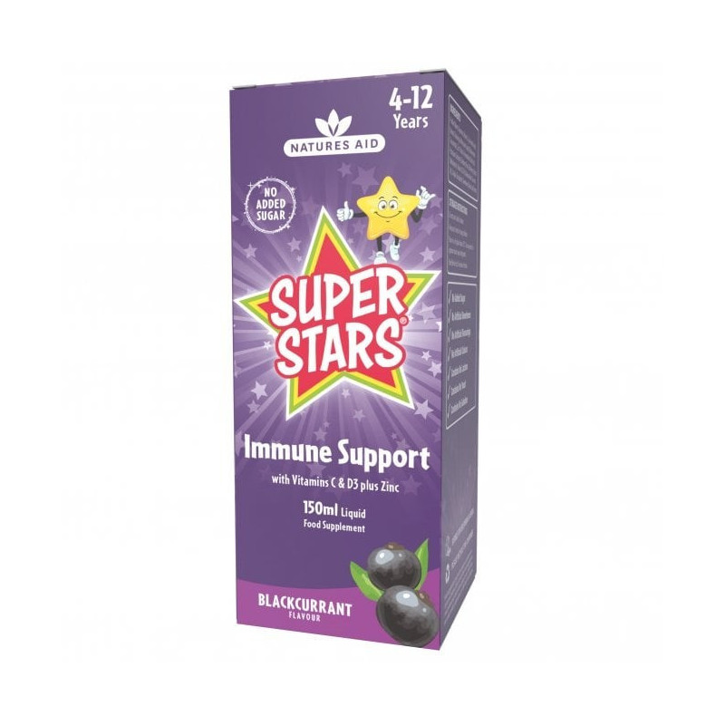 NATURES AID SUPER STARS IMMUNE SUPPORT 150ML