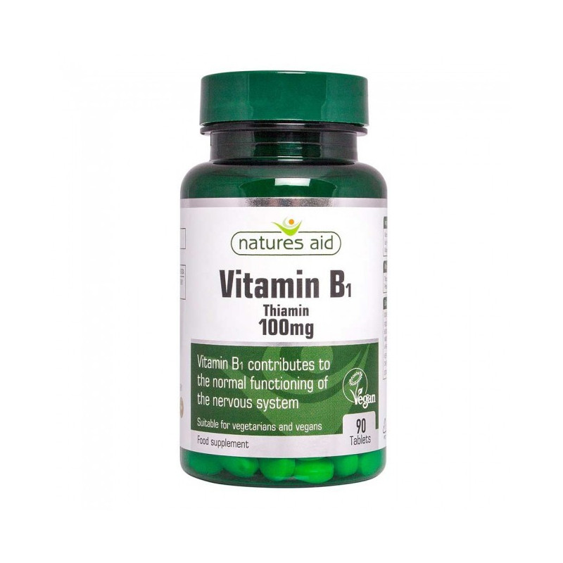 Natures Aid Vitamin B1 100mg 90 comprimidos