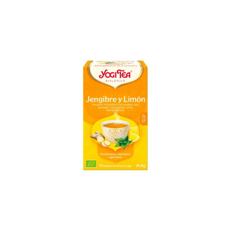 YOGI TEA JENGIBRE LIMON 17 BOLSITAS