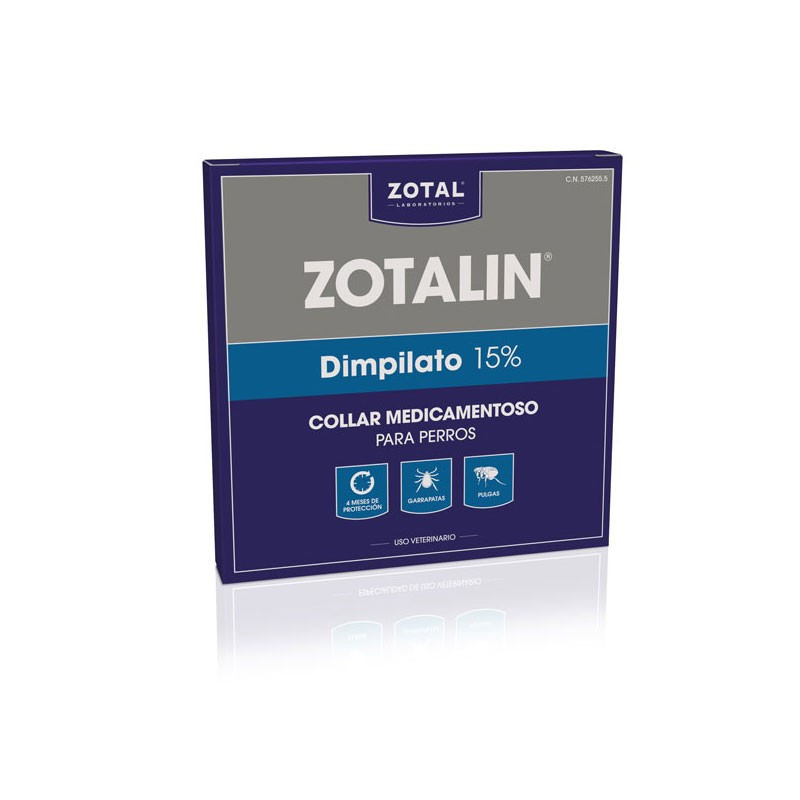 Zotalin Dimpilato Collar Antiparasitario para Perros 44gr