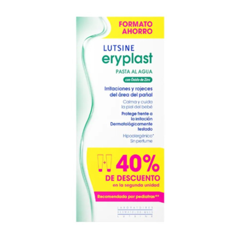 LUTSINE ERYPLAST E45 PASTA AL AGUA 125 GR x 2 UNIDADES