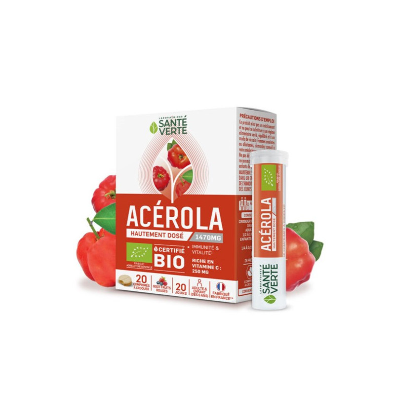 SANTÉ VERTE ACEROLA 20 COMPRIMIDOS