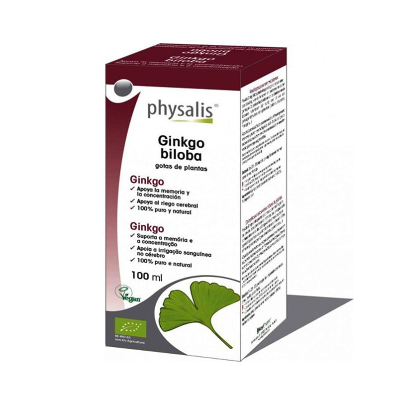 Physalis Ginkgo Biloba BIO Gotas 100 ml