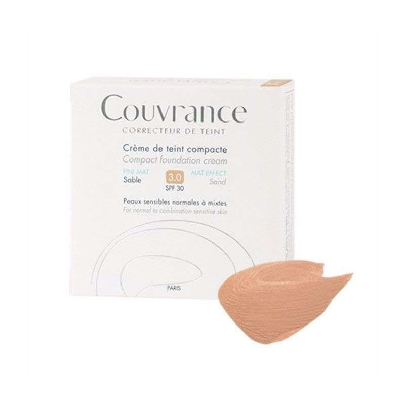 Avène Couvrance Maquillaje Crema Compacta Acabado Mate SPF30 N.3 Sable