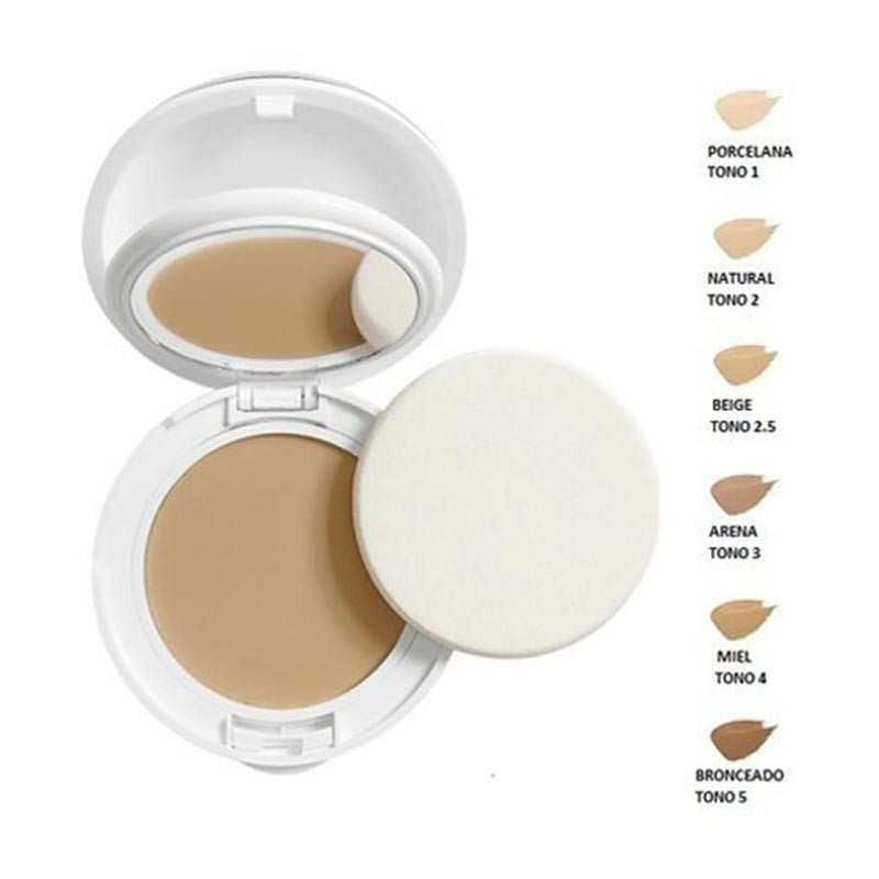 Avène Couvrance Maquillaje Crema Compacto Acabado Mate SPF30 2.0 Natural