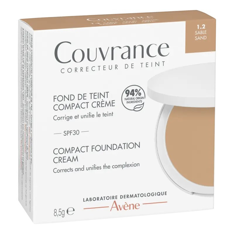 Avène Couvrance Maquillaje Crema Compacta Confort SPF30 N.1.2 sable