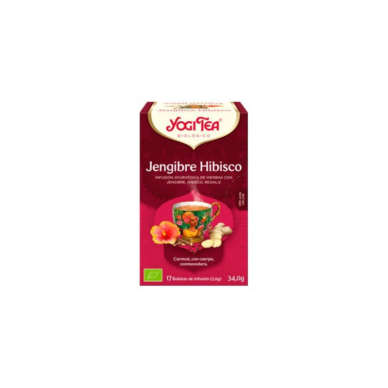 YOGI TEA JENGIBRE HIBISCO