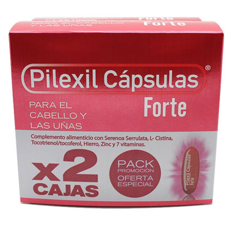 Pilexil Forte Cápsulas para Cabello y Uñas 2 x 100 cápsulas