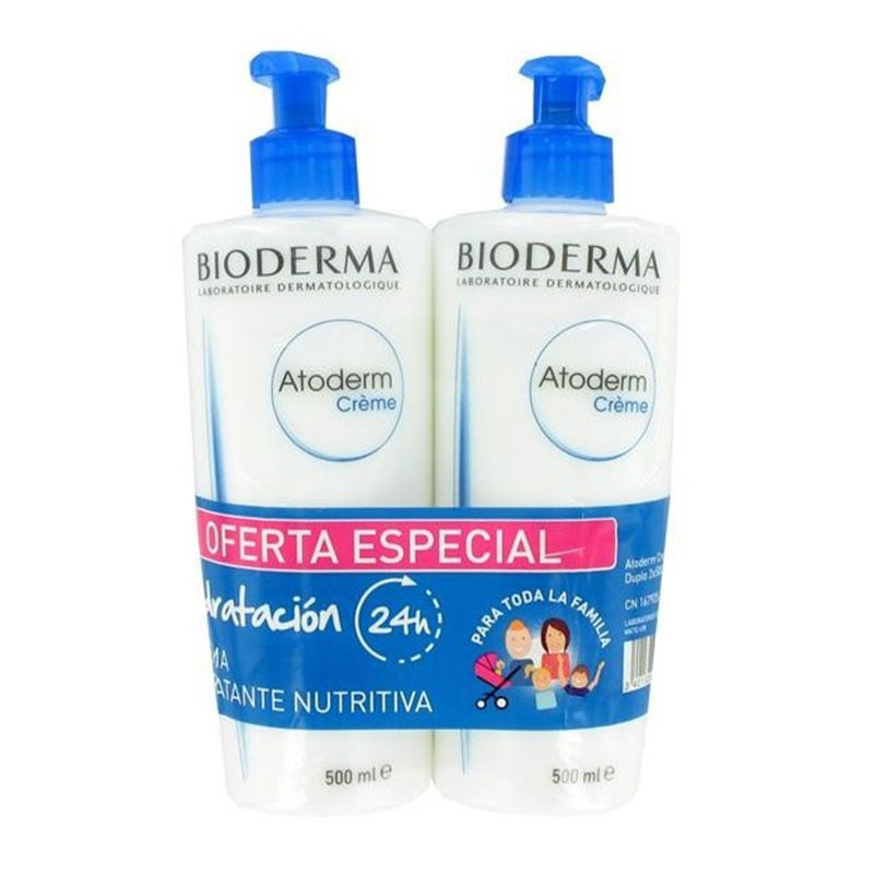 Bioderma Atoderm Crema Ultra-Nutritiva 500ml x2 unidades