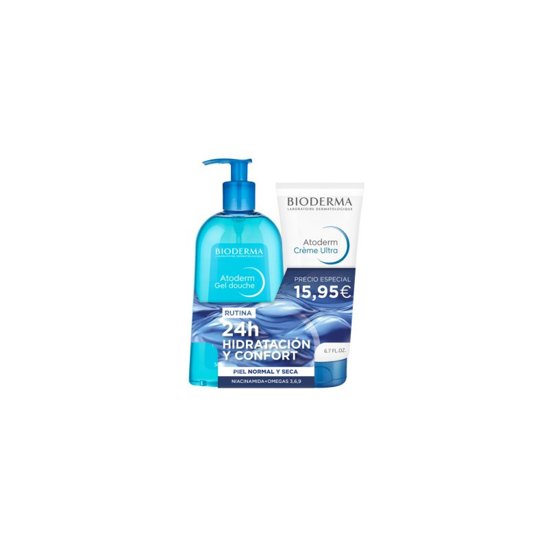 Bioderma Atoderm Pack Gel de Ducha 500 Ml. + Crema Corporal 200 ml