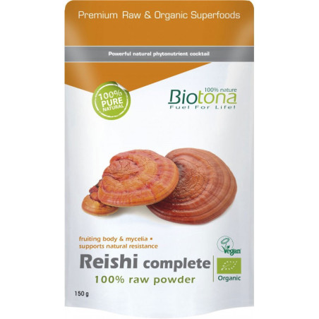 Biotona Reishi Complete Raw BIO en polvo 150 gr