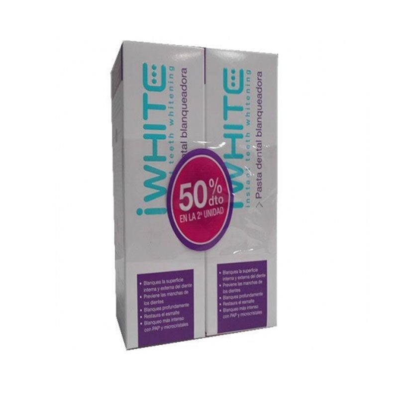 IWhite Dentífrico Dental Blanqueador x2 unidades