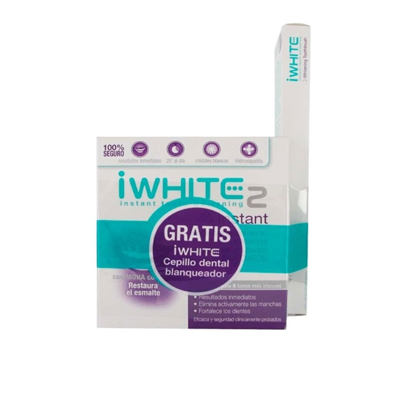 IWhite Kit de Blanqueamiento Dental con Gel Activo + Cepillo dental blanqueador
