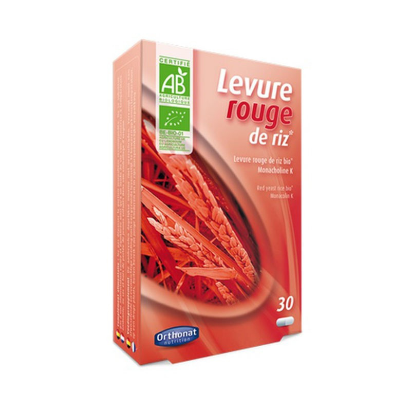 Orthonat Levadura de Arroz Rojo 30 cápsulas
