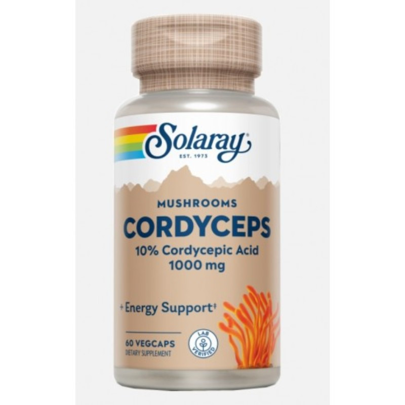 SOLARAY CORDYCEPS 1000MG 60 CAPS