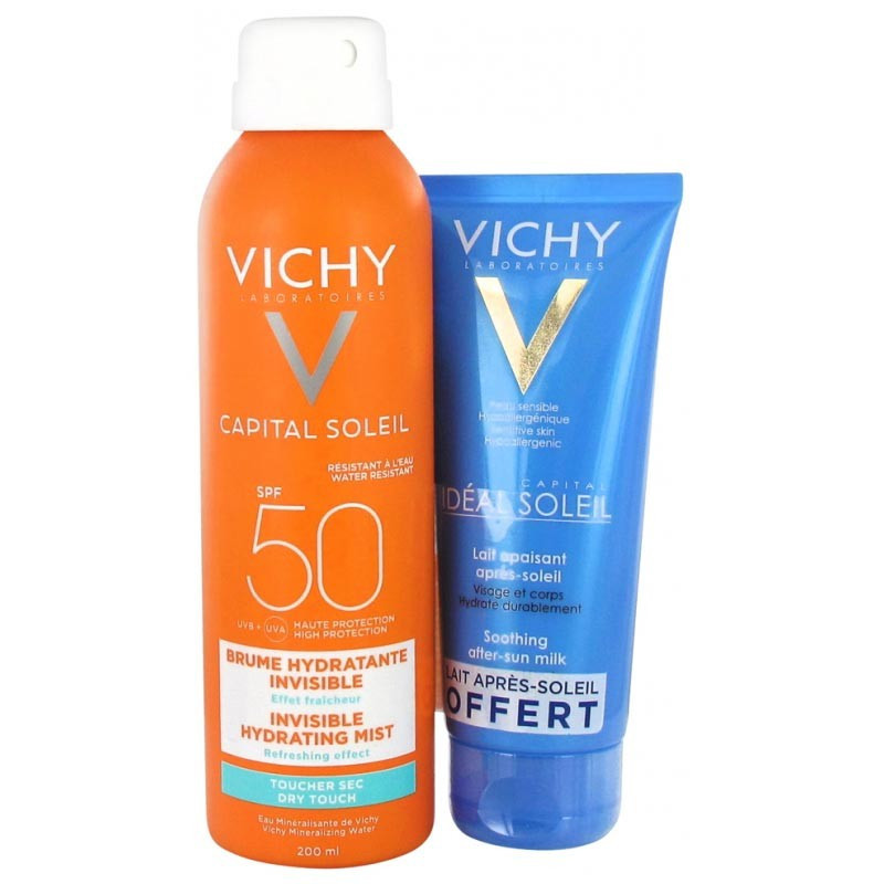 Vichy Capital Soleil Bruma Spray SPF50 200ml + Idéal Soleil After Sun 100ml