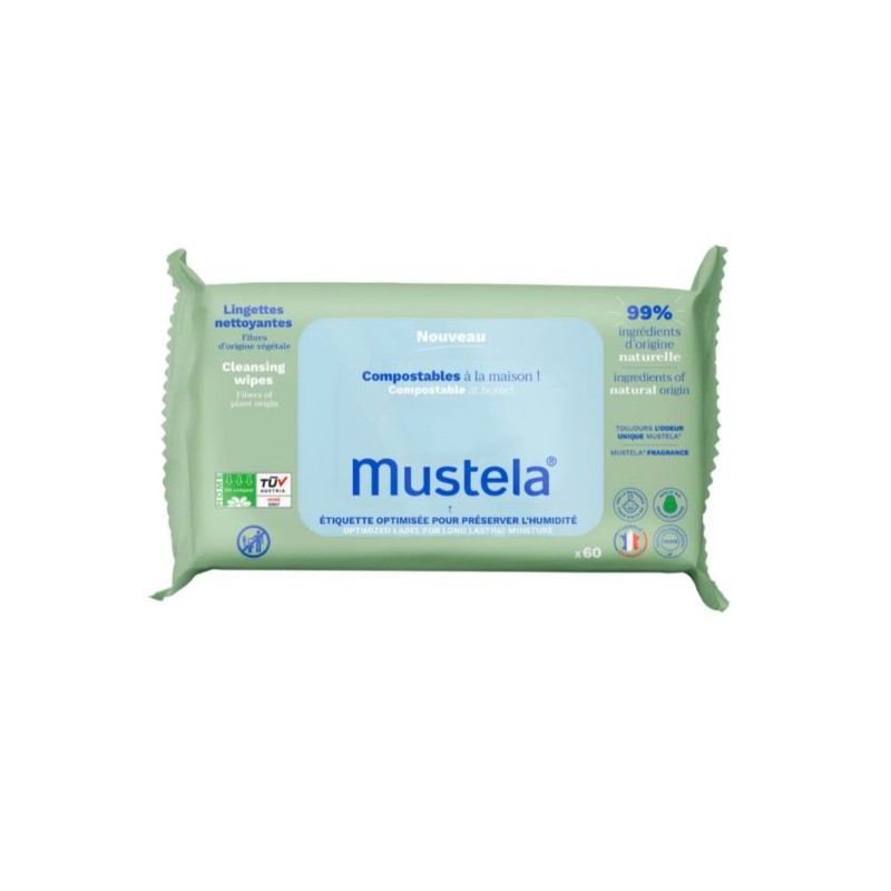 MUSTELA TOALLITAS LIMPIADORAS X 60