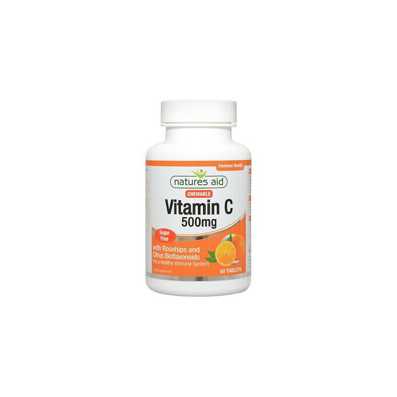 NATURES AID VITAMINA C 500MG 50 COMPRIMIDOS
