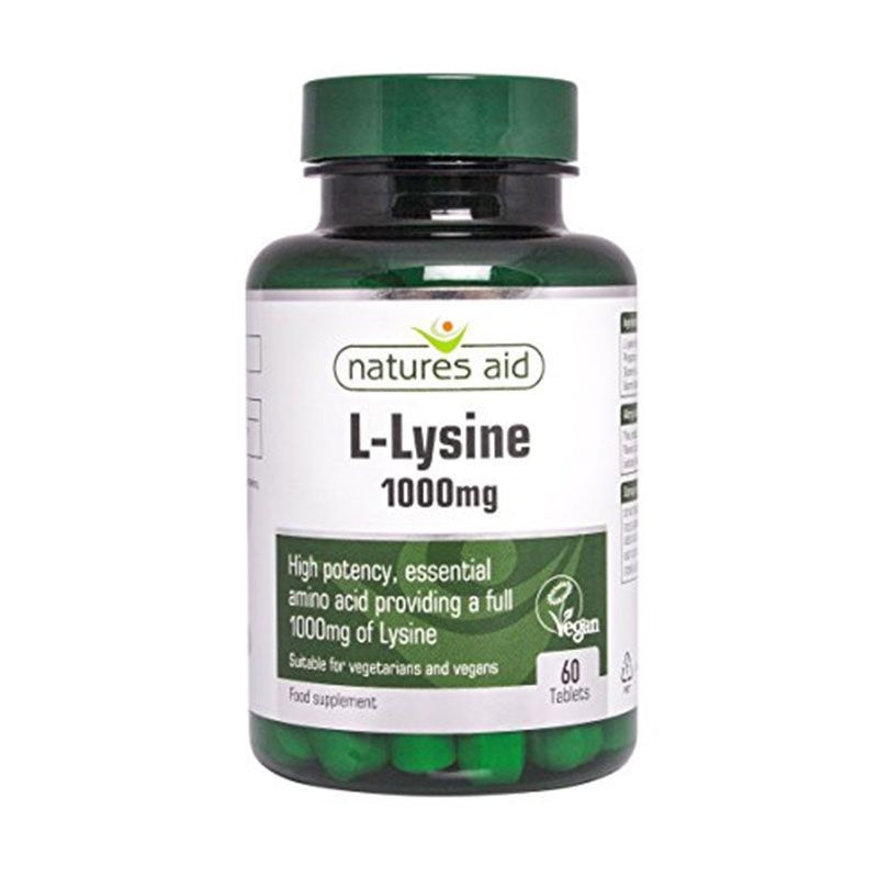 Natures Aid L-Lysine 1000mg 60 tabletas