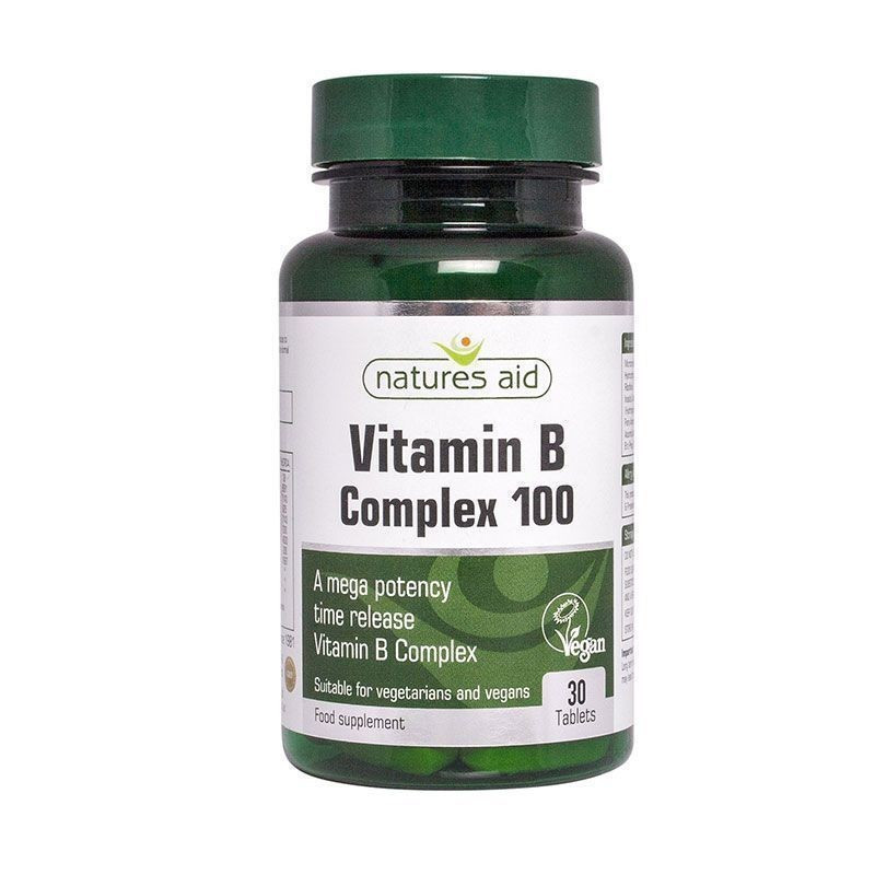 NATURES AID VITAMINA B COMPLEX 30 TABLETAS