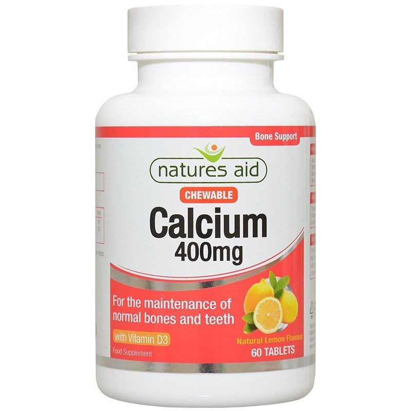 Natures Aid Calcium 400 mg 60 comprimidos